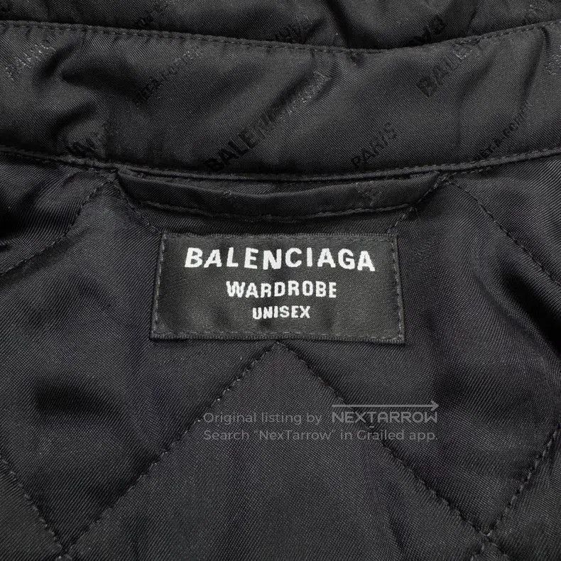 Balenciaga Balenciaga Logo Print Light Cotton Coat. Size US L / EU 52-54 / 3 - 2 Thumbnail