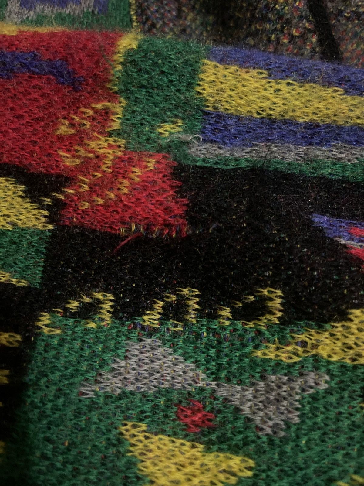 Japanese Brand VINTAGE GIVY JACKET MULTICOLOUR WOOL JAPAN Size US S / EU 44-46 / 1 - 7 Thumbnail
