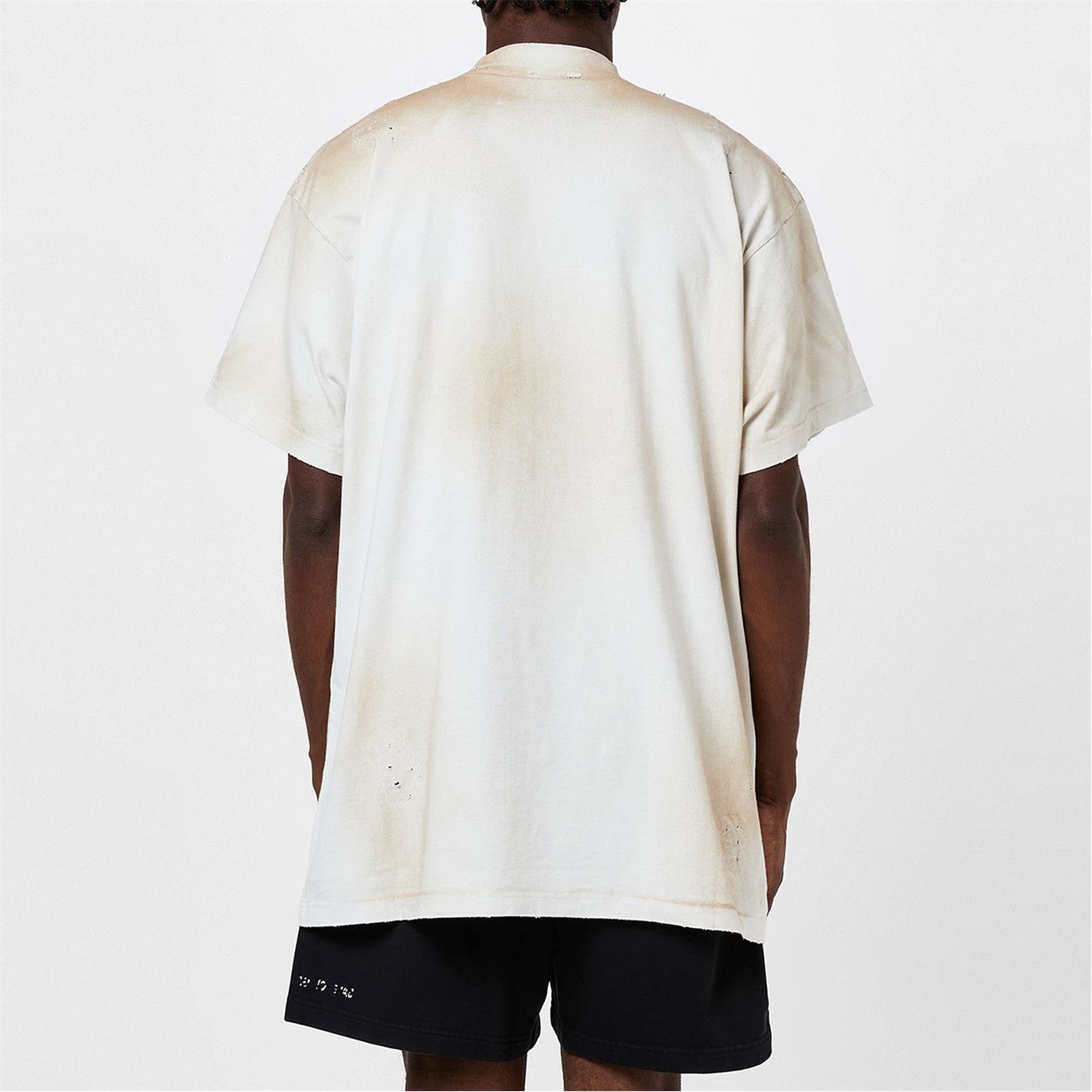 Balenciaga o1g2r1mq0226 Skater Oversized T-Shirt In Dirty White Size US XS / EU 42 / 0 - 4 Thumbnail
