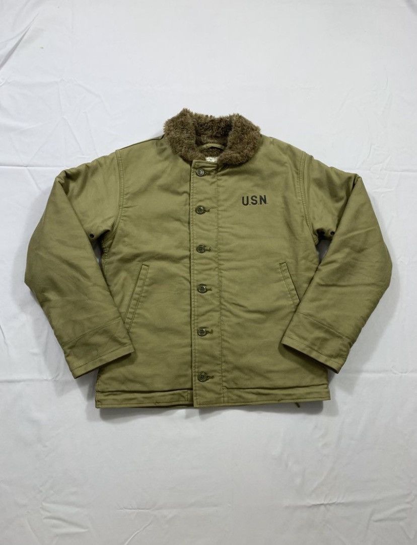 Vintage Vintage Rare Jacket USN Navy WWII Size US M / EU 48-50 / 2 - 2 Thumbnail