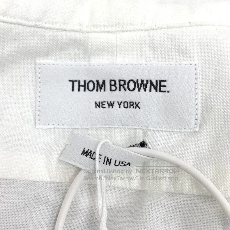 Thom Browne Thom Browne Long-sleeved shirt with single row of buttons Size US S / EU 44-46 / 1 - 6 Thumbnail