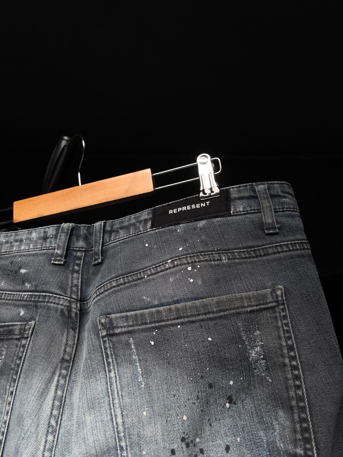 Represent Clo. Represent Essential Distressed Work Paint Jeans Size US 34 / EU 50 - 1 Thumbnail