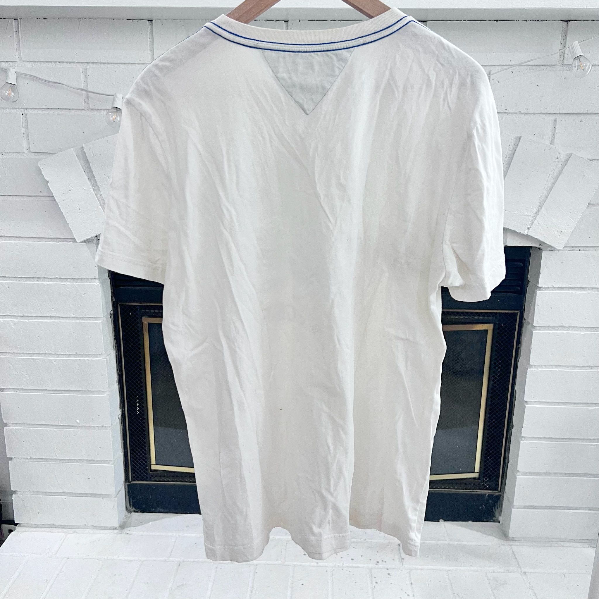 Tommy Hilfiger Tommy Hilfiger State Logo Print Short Sleeve White Tshirt Size US L / EU 52-54 / 3 - 3 Thumbnail