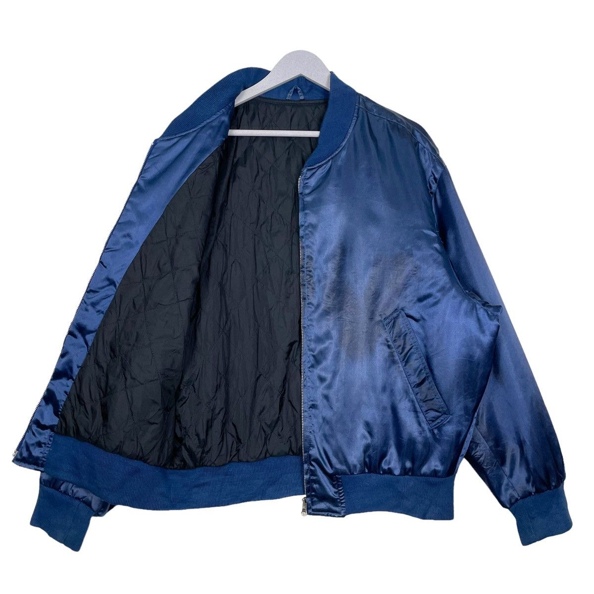 Hysteric Glamour × Japanese Brand 💥80s JUN MEN EMBROIDERY RIOT BOMBER JACKET Size US XL / EU 56 / 4 - 1 Thumbnail