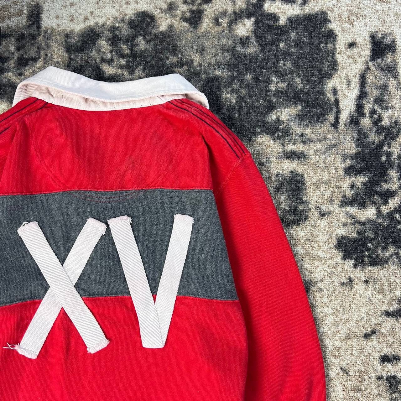 Nike Nike Big Logo Vintage Y2K Striped Rugby Long Sleeve Size US S / EU 44-46 / 1 - 11 Thumbnail