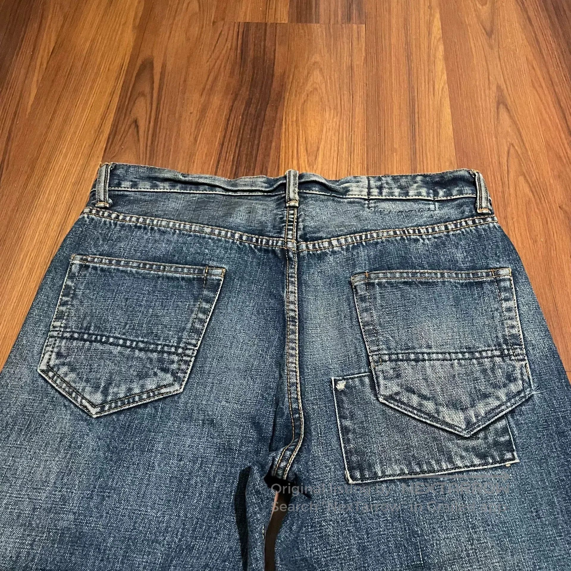 FDMTL FDMTL Sashiko Patchwork Washed Jeans. Size US 26 / EU 42 - 7 Thumbnail
