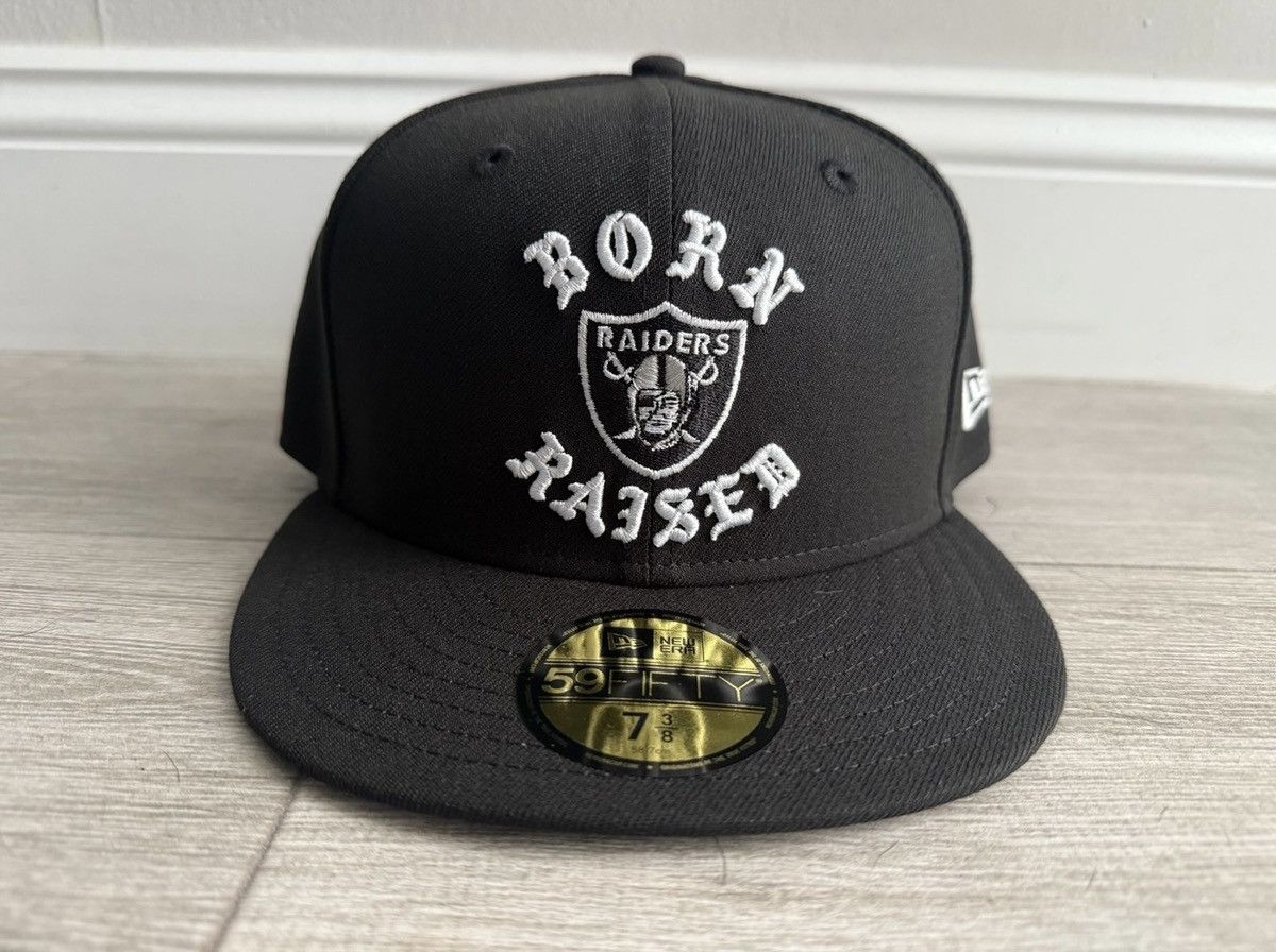 Born X Raised × NFL × New Era Las Vegas Raiders BORN X RAISED New Era Rocker Fitted 7 3/8 Size ONE SIZE - 1 Thumbnail