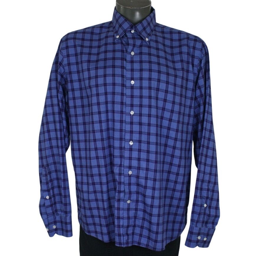 Peter Millar Peter Millar Crown Crafted Flex Finish Plaid Shirt Mens XL Size US XL / EU 56 / 4 - 1 Thumbnail