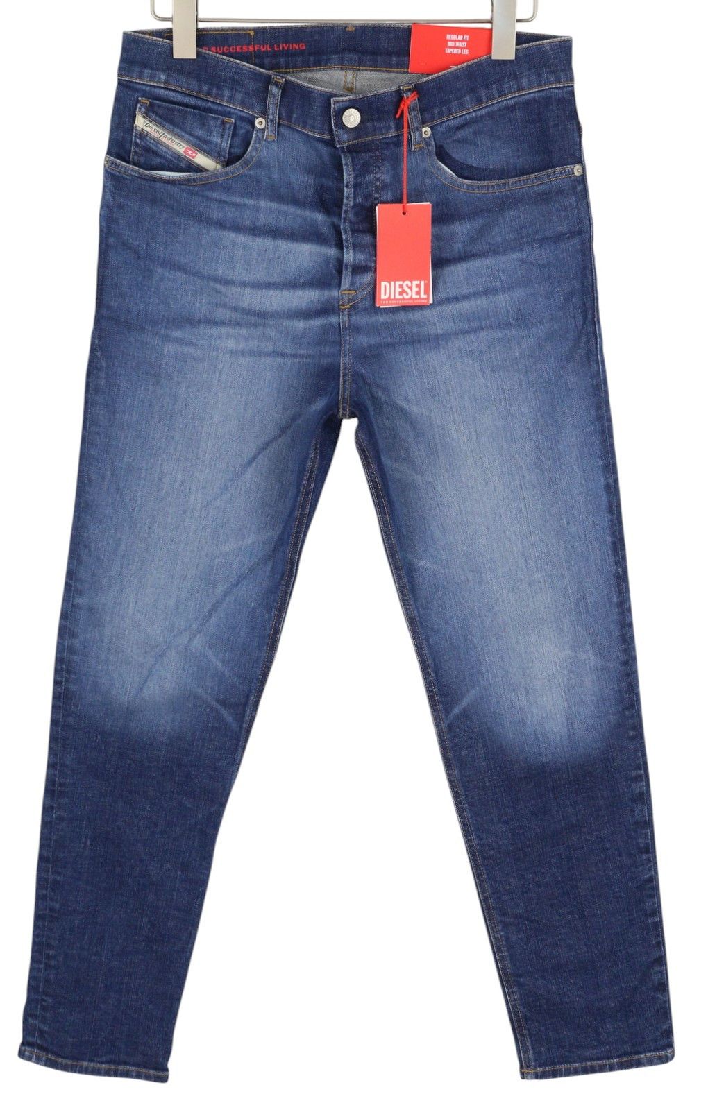 Diesel 2005 D-FINING 09C72 W30/L32 Regular Tapered Jeans 40917 Size US 30 / EU 46 - 2 Thumbnail