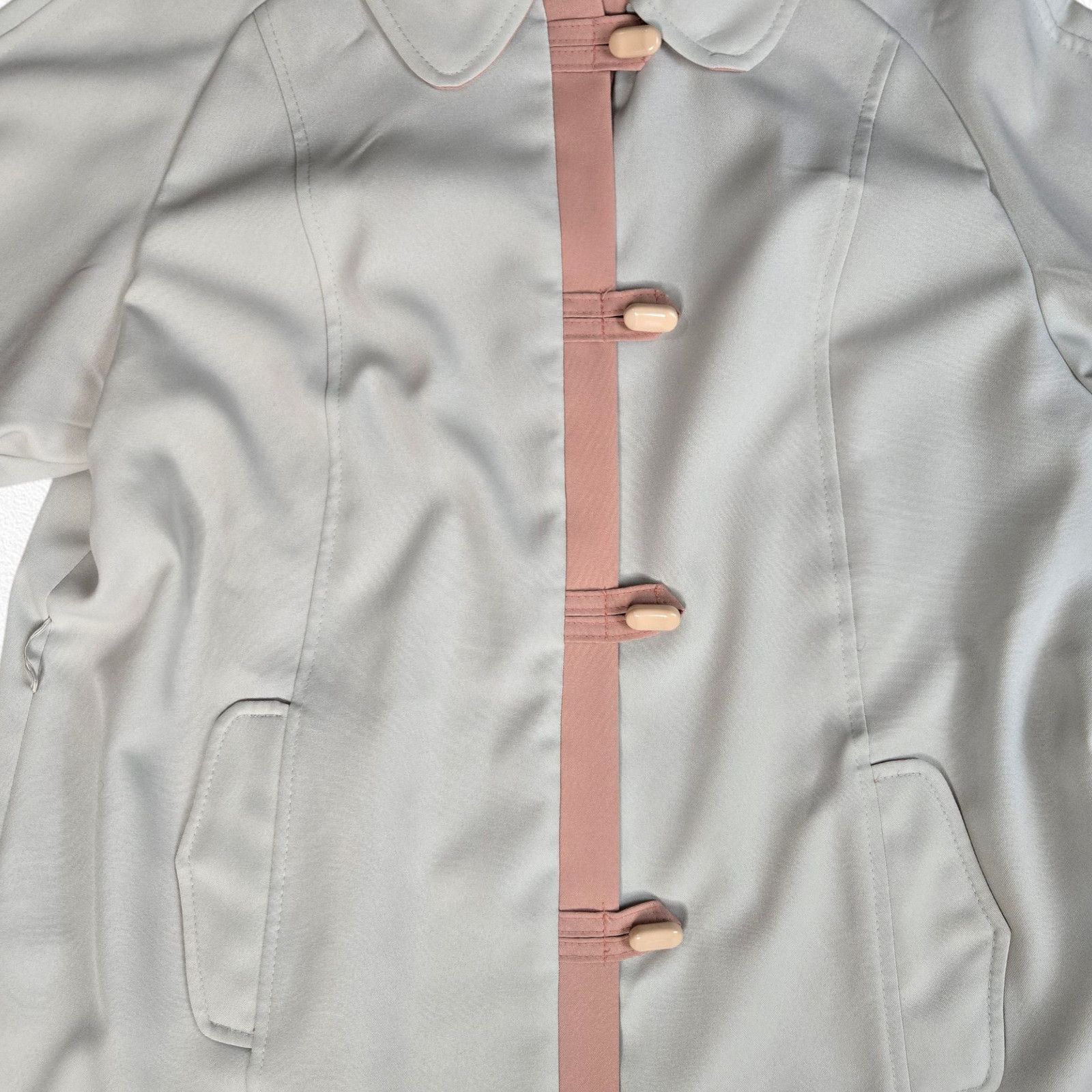 Vintage Vintage Beige Mod Swing Union Made Trench Coat Size 14 Size XL / US 12-14 / IT 48-50 - 5 Thumbnail