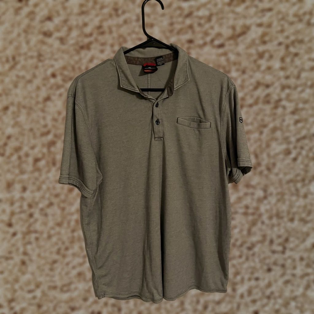 Victorinox Viktorinox Tailored Fit Light Gray Athletic Golf Polo Shirt Mens Large Polo Shirt Men's Large Gray Nike Size US L / EU 52-54 / 3 - 1 Thumbnail