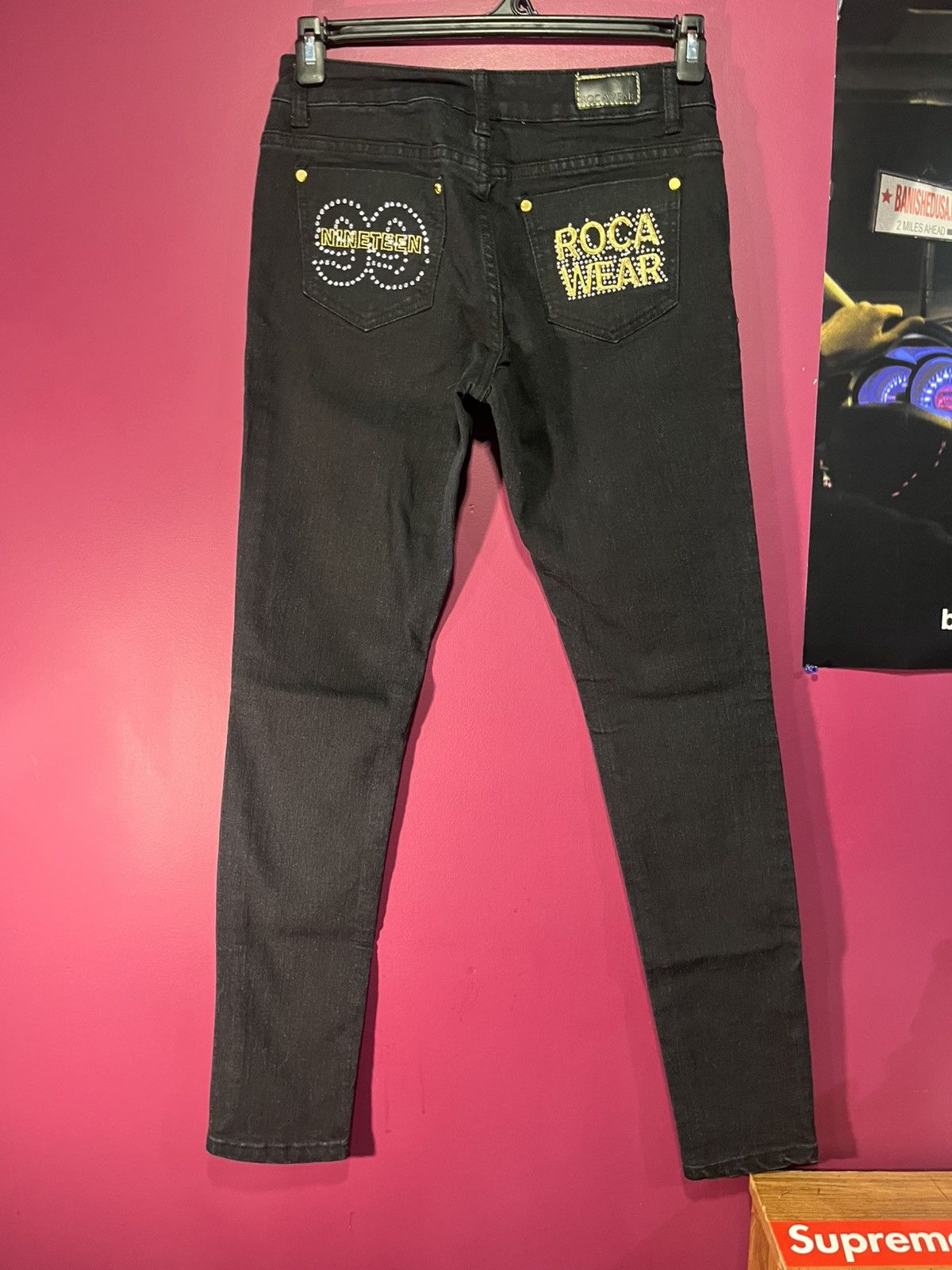 Rocawear Rocawear rhinestone jeans Size 28" / US 6 / IT 42 - 1 Thumbnail