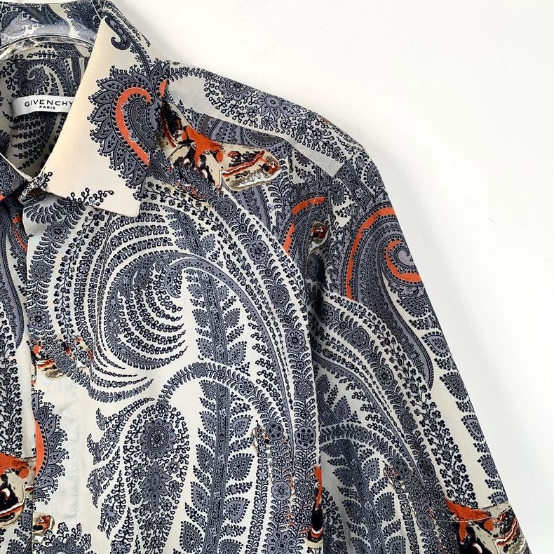 Givenchy Givenchy Size39 Multicolor Floral Pattern Full Print T-Shir Size US M / EU 48-50 / 2 - 3 Thumbnail