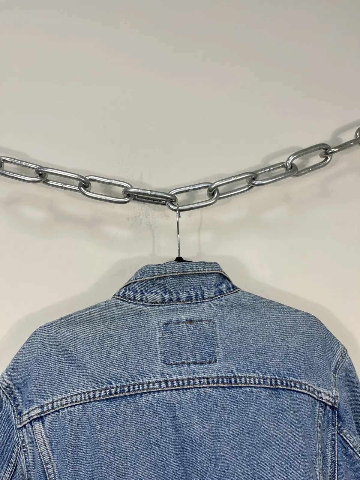 Levi's × Vintage Vintage Levi’s 90s USA Light Blue Hype Denim Jacket Size US M / EU 48-50 / 2 - 12 Thumbnail