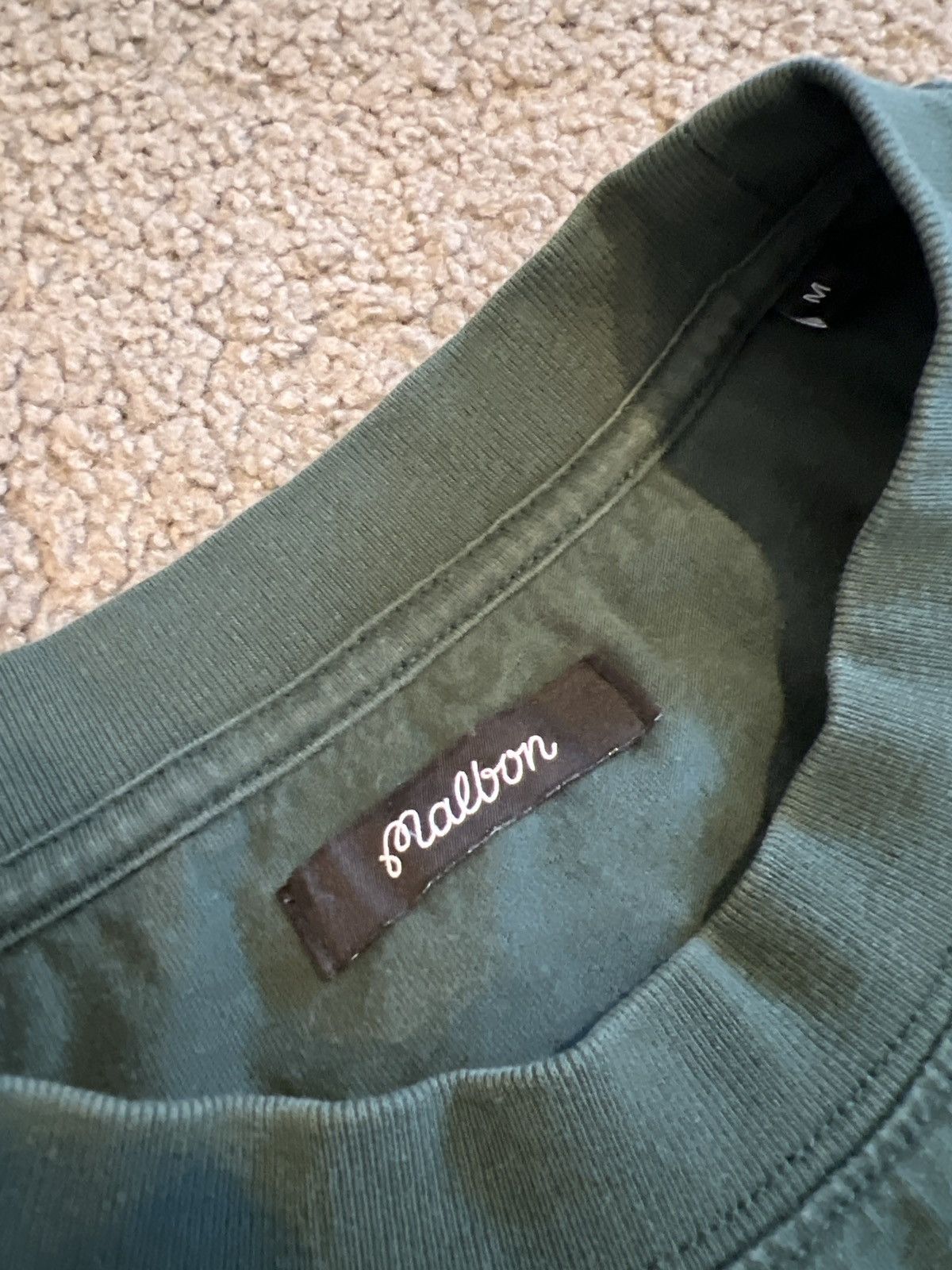 Malbon Malbon Golf T - Shirt Medium Forest Green Short Sleeve Logo Size US M / EU 48-50 / 2 - 4 Thumbnail