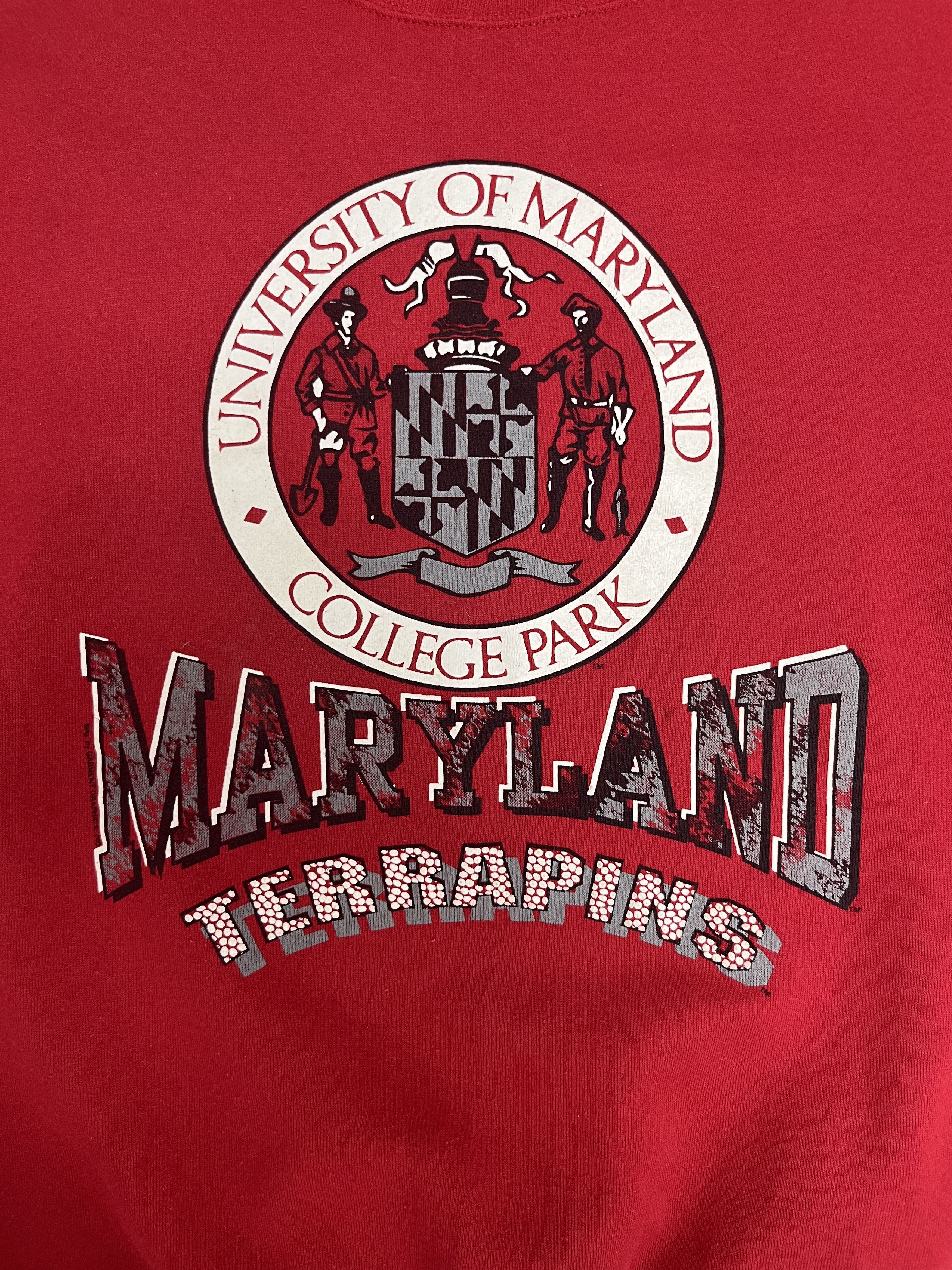 Vintage Maryland Terrapins Vintage Crewneck Sweater Size US XXL / EU 58 / 5 - 2 Thumbnail