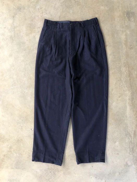 Japanese Brand INSIGNIAS Wool Gabardine Pant Inspired Issey Miyake Size US 32 / EU 48 - 2 Thumbnail