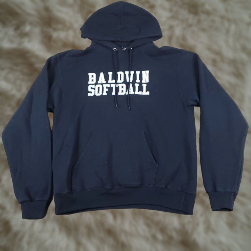 Champion VINTAGE Champion Hoodie Pullover Mens Medium Blue Casual Zipper Logo Knit Fall Winter Size US M / EU 48-50 / 2 - 1 Thumbnail