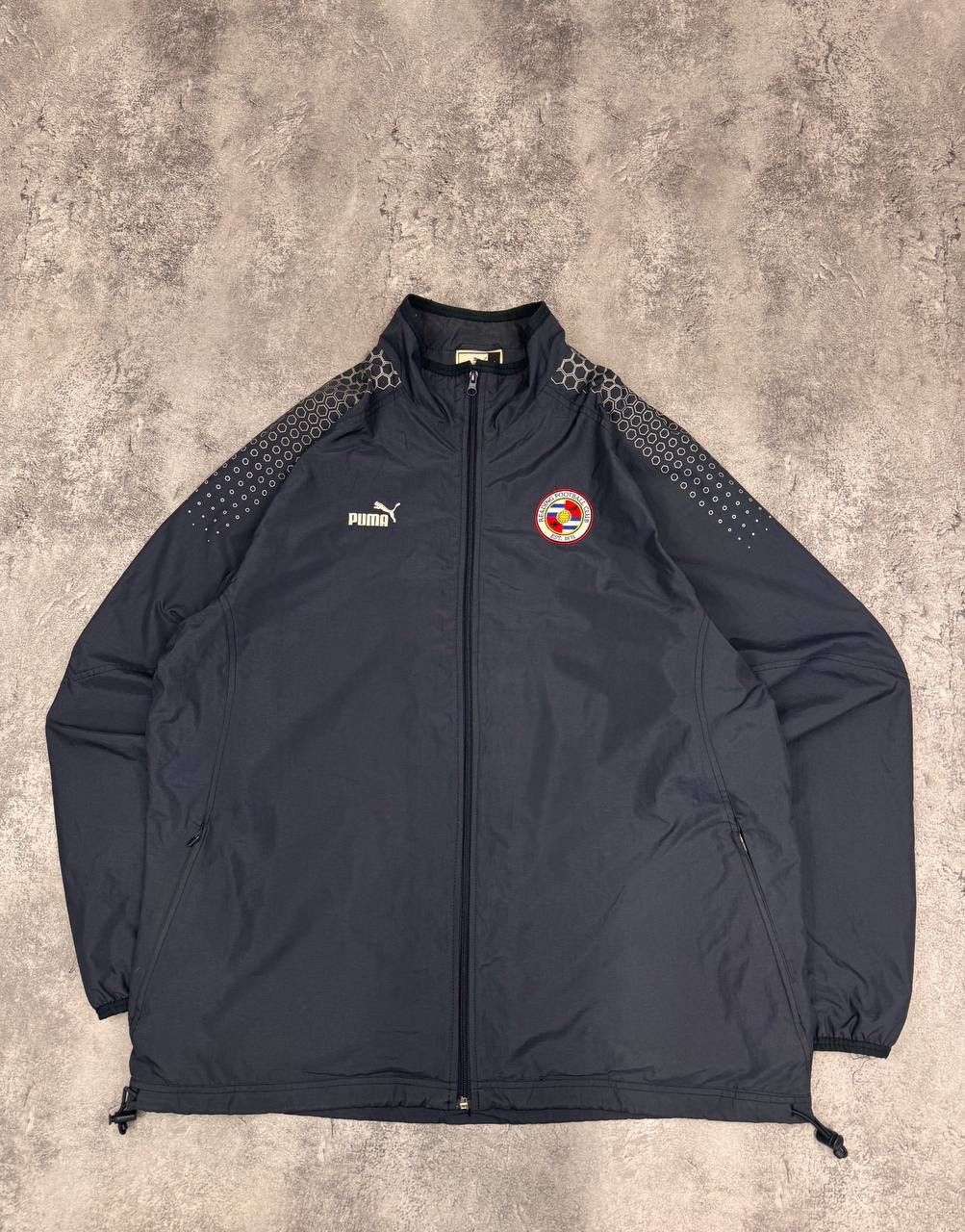 Puma Puma 00's Reading Football Men Vintage Track Jacket Navy Size US L / EU 52-54 / 3 - 1 Thumbnail