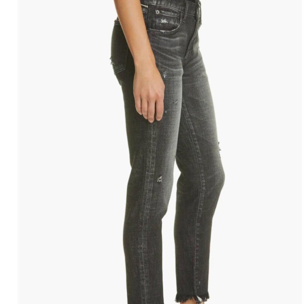 MOUSSY Moussy Vintage Diana Distressed Stretch Skinny Ankle Jeans Size 25" / US 0 / IT 36 - 5 Thumbnail