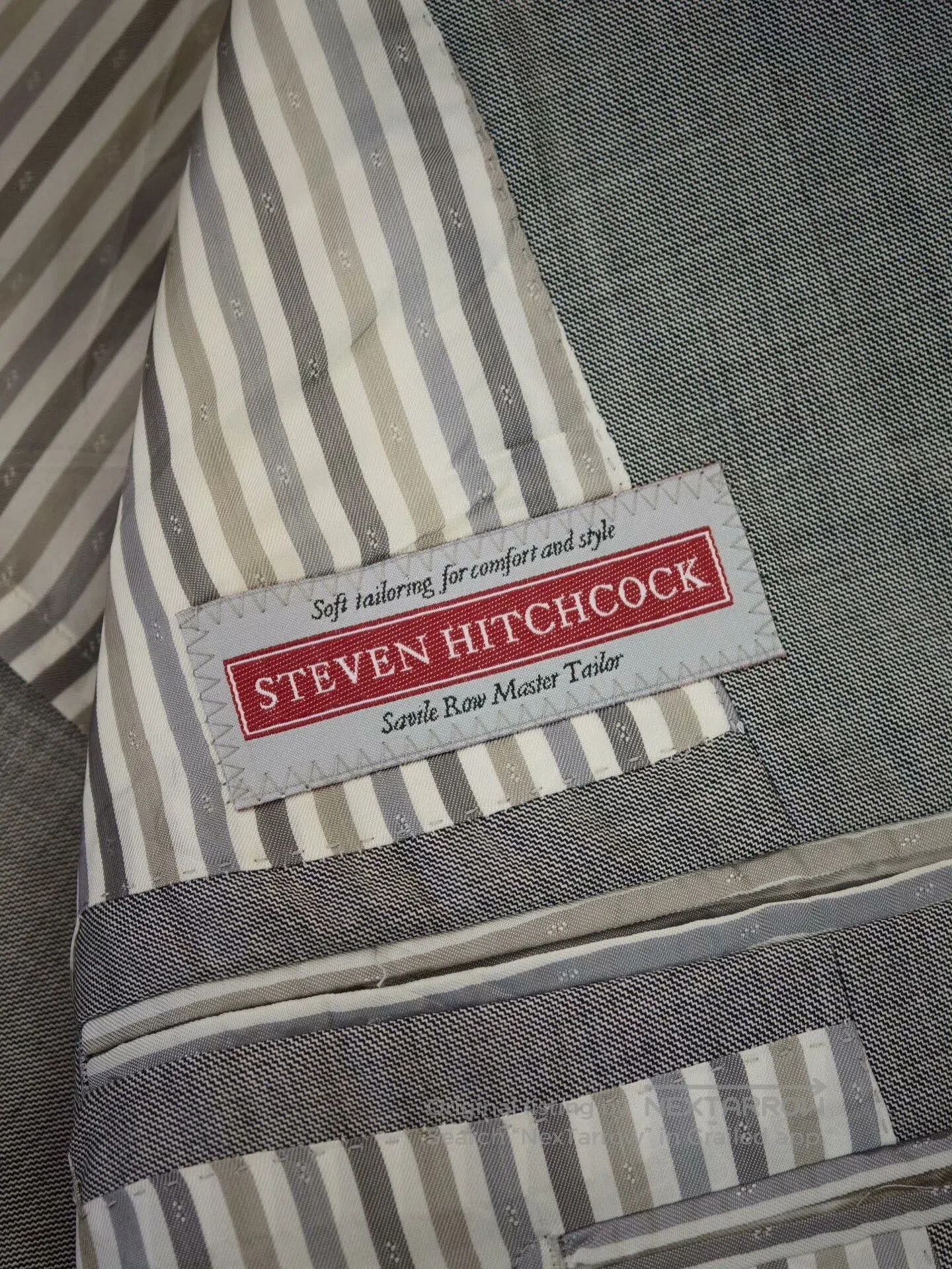 Japanese Brand Steven Hitchcock Custom Suit in Gray. Size US M / EU 48-50 / 2 - 7 Thumbnail
