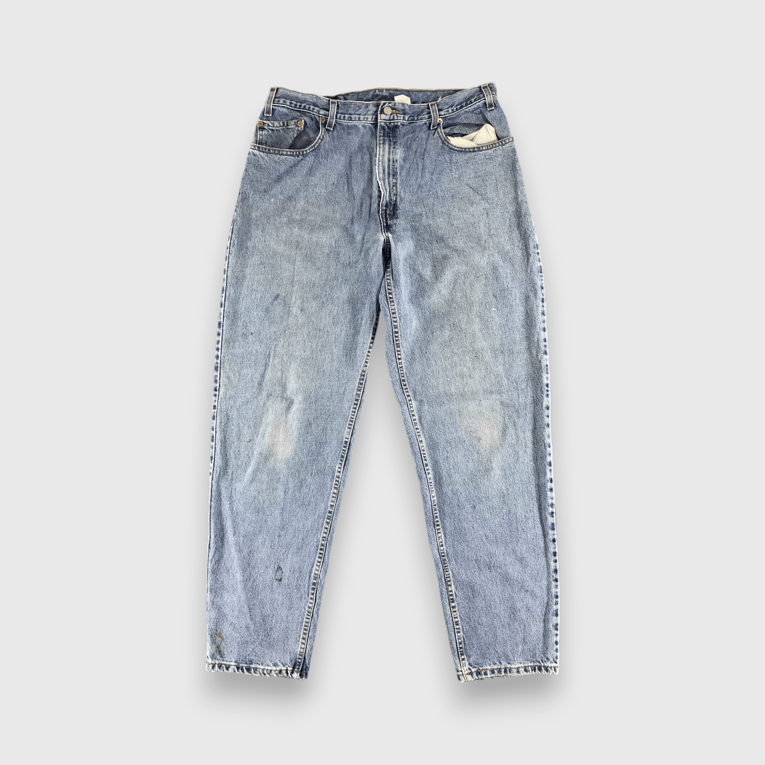 Levi's Vintage Levis 560 Jeans Faded Blue Denim -J464 Size US 37 - 1 Thumbnail