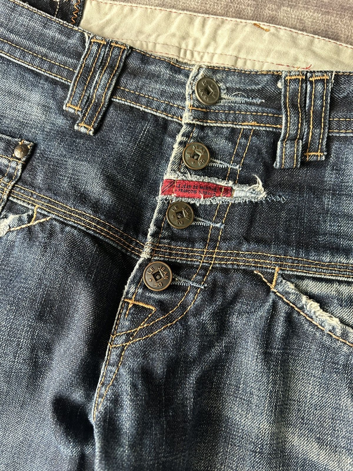 Marithe + Francois Girbaud MFG Y2K Mudwash Jeans Size US 30 / EU 46 - 10 Thumbnail