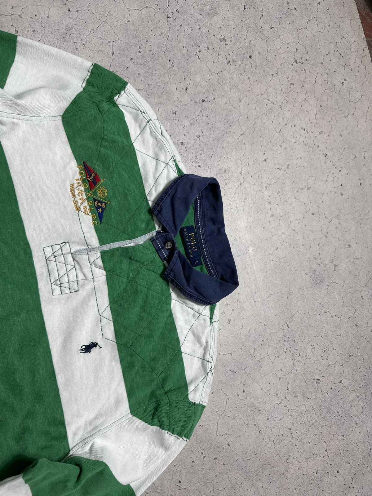 Polo Ralph Lauren Polo Ralph Lauren Rugby Sweatshirt Vintage Striped PRL Size US L / EU 52-54 / 3 - 4 Thumbnail