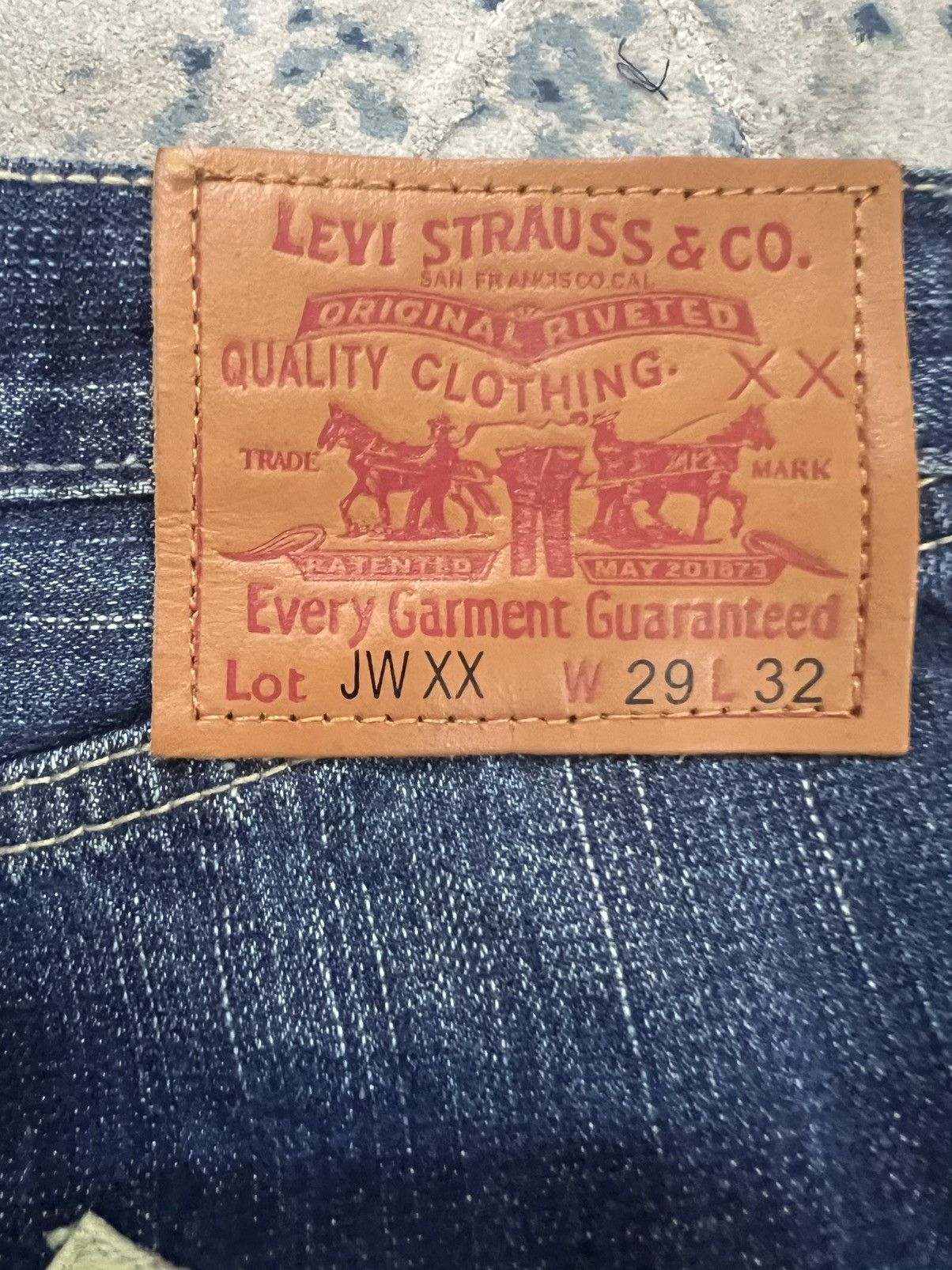 Comme des Garcons Levis X Comme des Garcon Denim Jeans Size US 30 / EU 46 - 7 Thumbnail