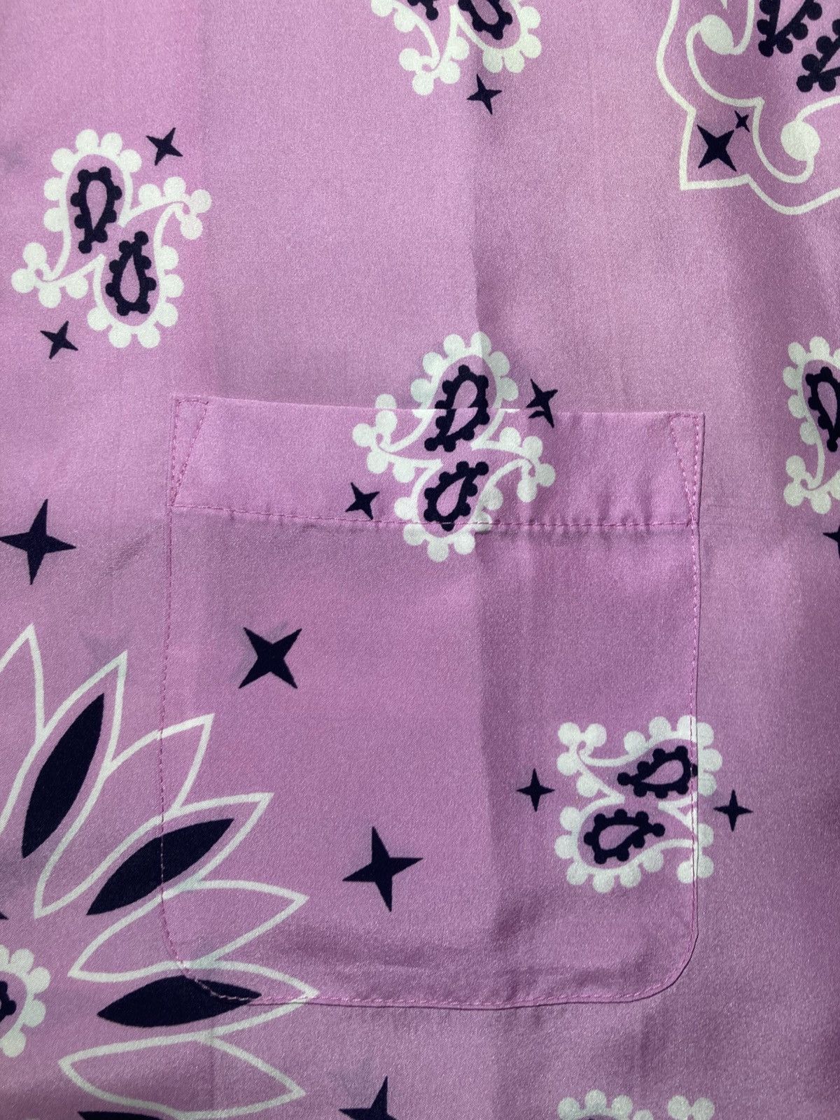 Supreme SS21 Supreme Silk Pink Bandana Button Up Shirt Pattern 2021 Size US XL / EU 56 / 4 - 4 Thumbnail