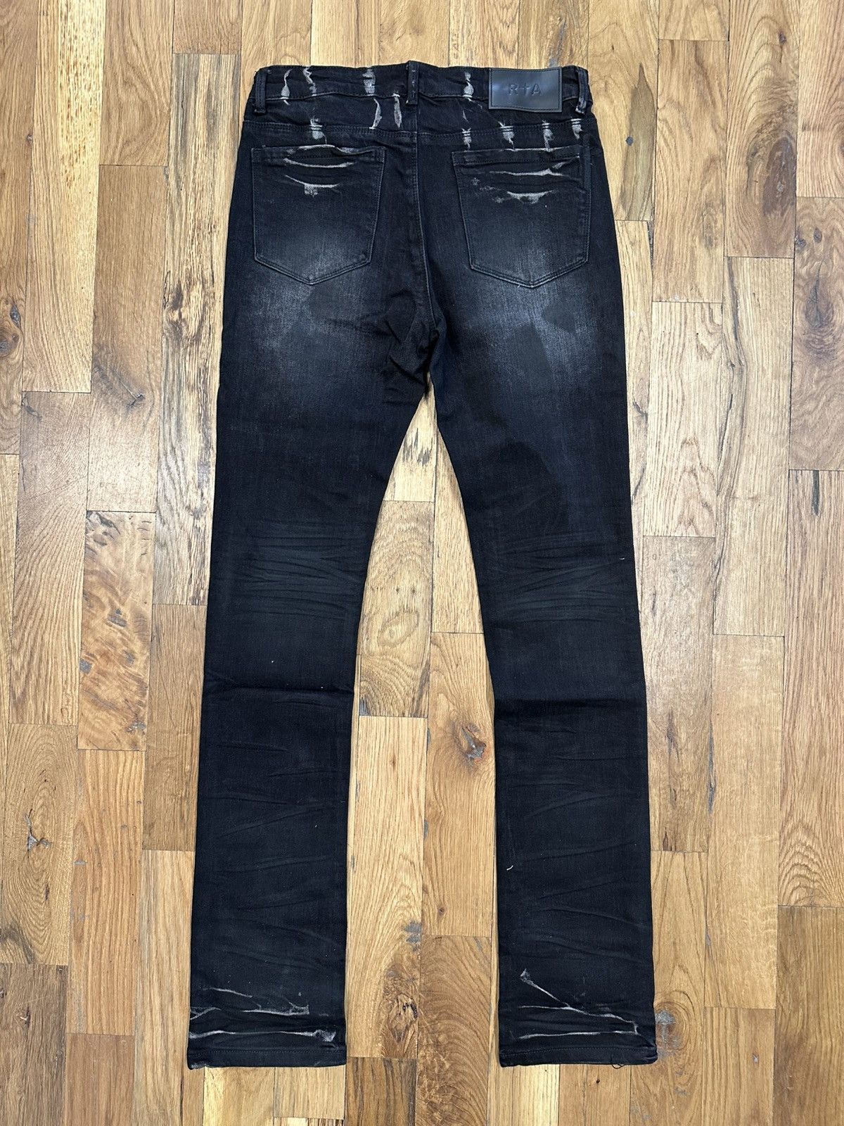 Rta RTA Olivier Worn Out Black Denim Jeans Size 32 Size US 32 / EU 48 - 2 Thumbnail