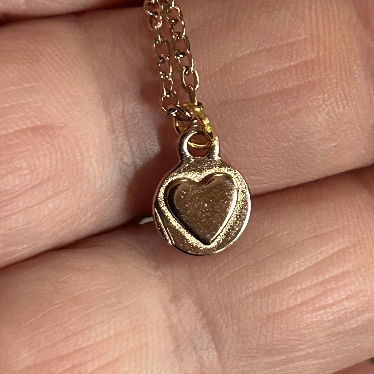 Vintage Vintage LA Jewelry rose gold 925 heart pendant necklace Size ONE SIZE - 1 Thumbnail