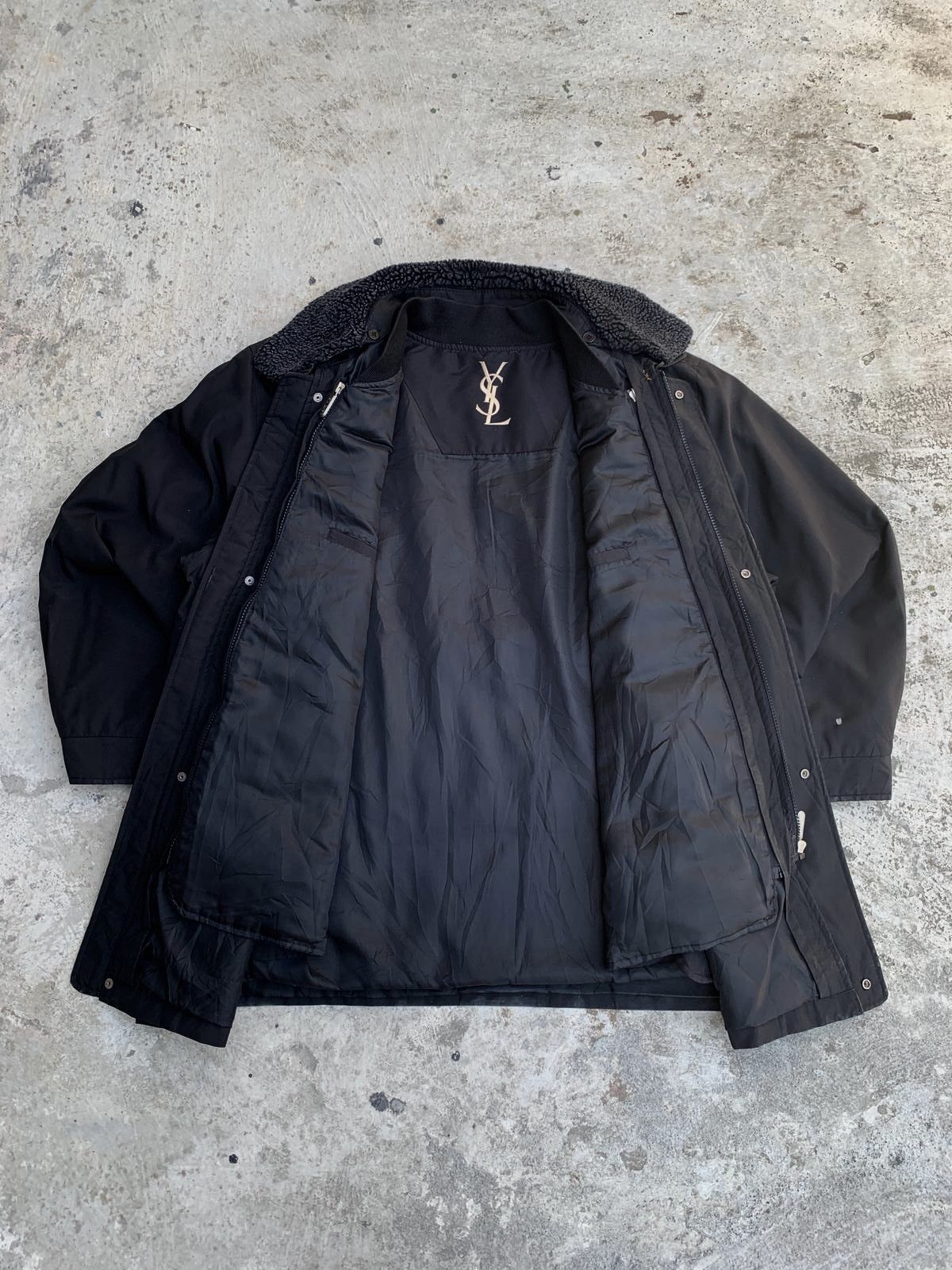 Vintage × Yves Saint Laurent Double Layered Coat Jacket Size US M / EU 48-50 / 2 - 8 Thumbnail