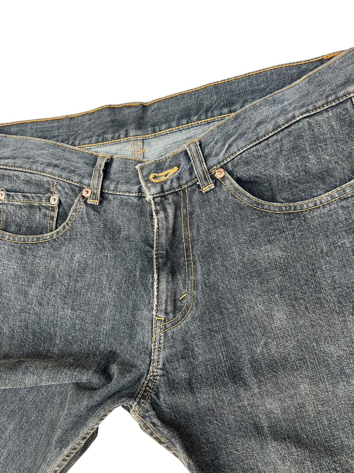 Comme des Garcons Homme 2005 CDGH AD2005 Black Denim Selvedge Jeans Size US 32 / EU 48 - 12 Thumbnail