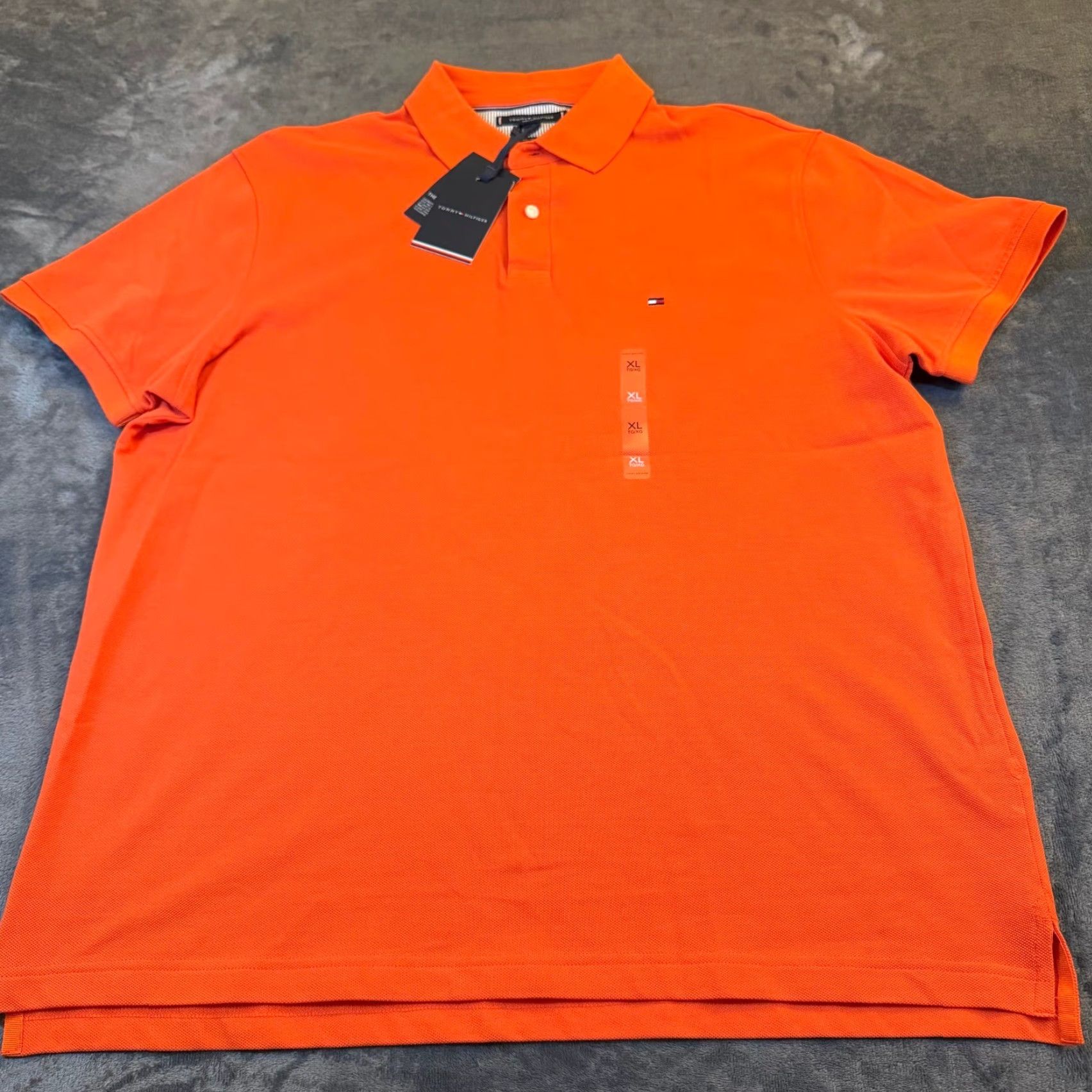 Tommy Hilfiger Tommy Hilfiger Polo Shirt Mens XL Orange Classic Fit Logo NWT Size US XL / EU 56 / 4 - 3 Thumbnail