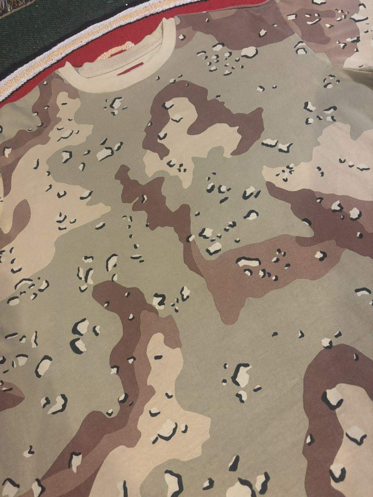 Supreme 2019 Supreme Collection Desert Camo Athletic Label T-Shirt Size US L / EU 52-54 / 3 - 3 Thumbnail