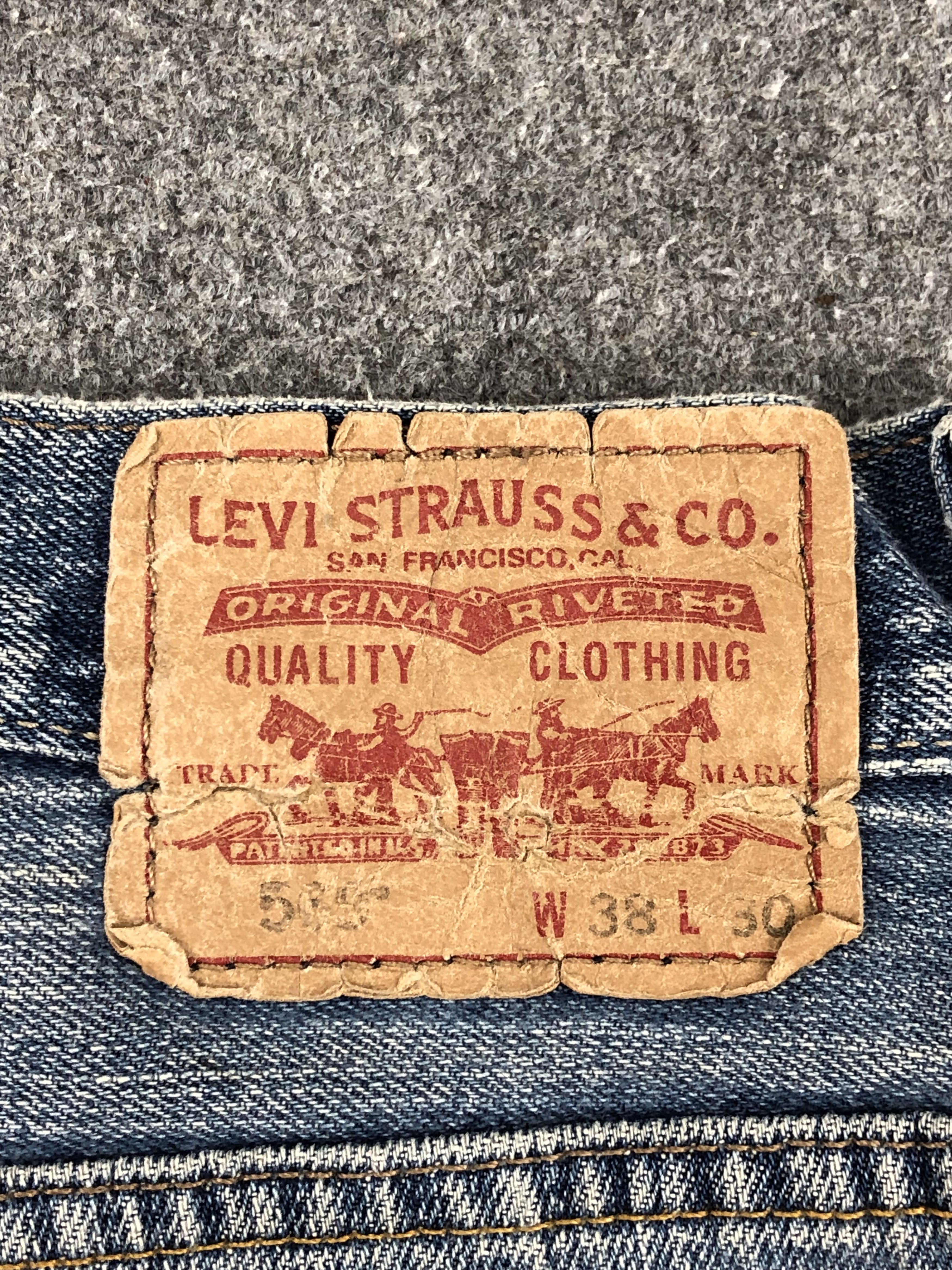 Levi's Vintage Levis 569 Faded Blue Jeans DPP0242 Size US 39 - 5 Thumbnail