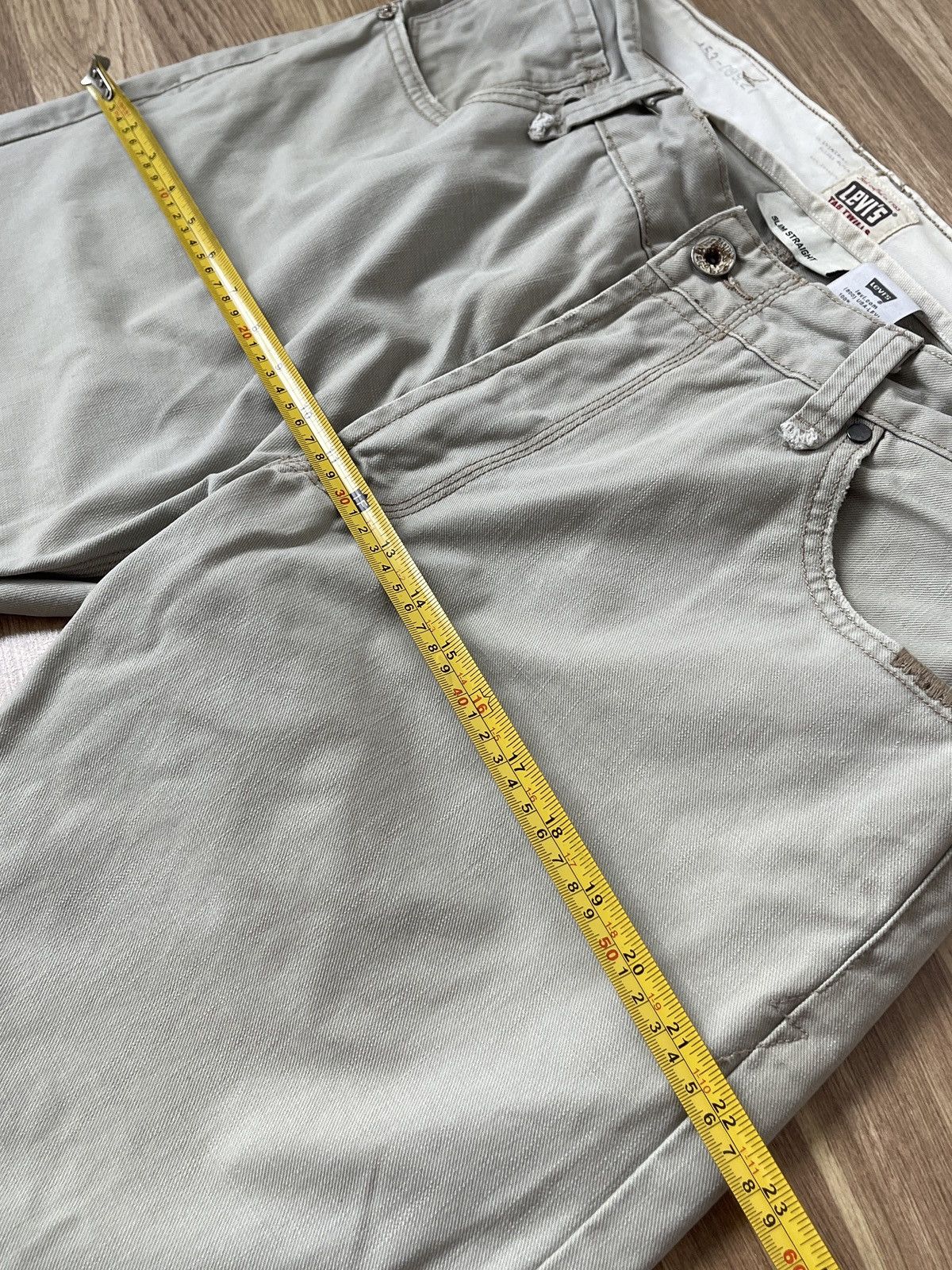 Levi's Vintage Clothing Levi’s LVC Tab Twills Beige Jeans 36x32 Size US 36 / EU 52 - 13 Thumbnail