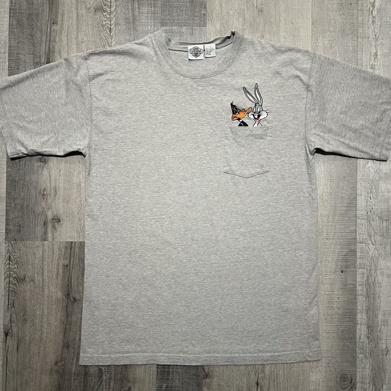 Warner Bros VTG Acme Studio Warner Bros Bugs Bunny Donald Duck Pocket Size US L / EU 52-54 / 3 - 1 Thumbnail