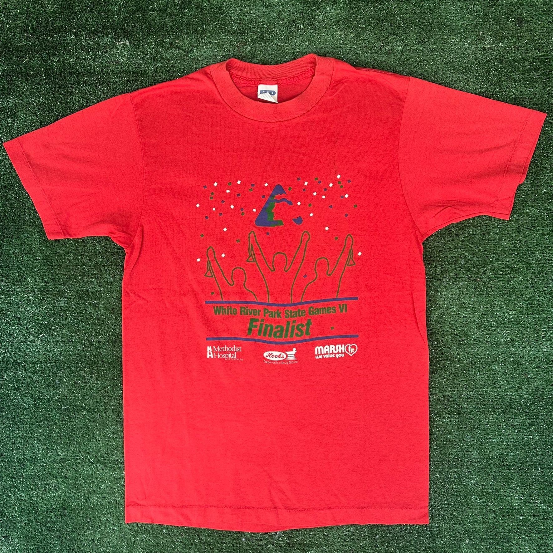 Vintage Vintage 80s Indiana Athletic Finalist T-Shirt Single Stitch Size US M / EU 48-50 / 2 - 1 Thumbnail