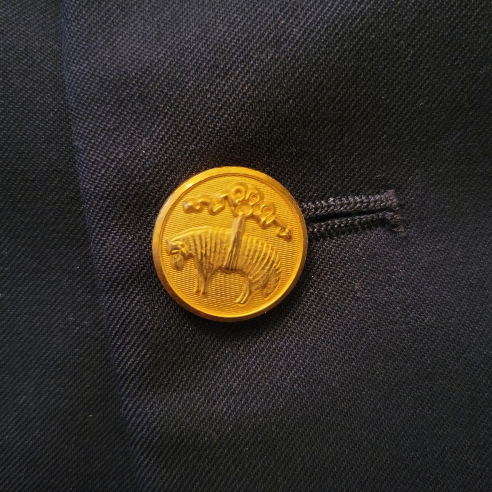 Brooks Brothers Brooks Brothers 346 Navy Blue Wool Blazer 40S Preppy Twee Size 40S - 3 Thumbnail