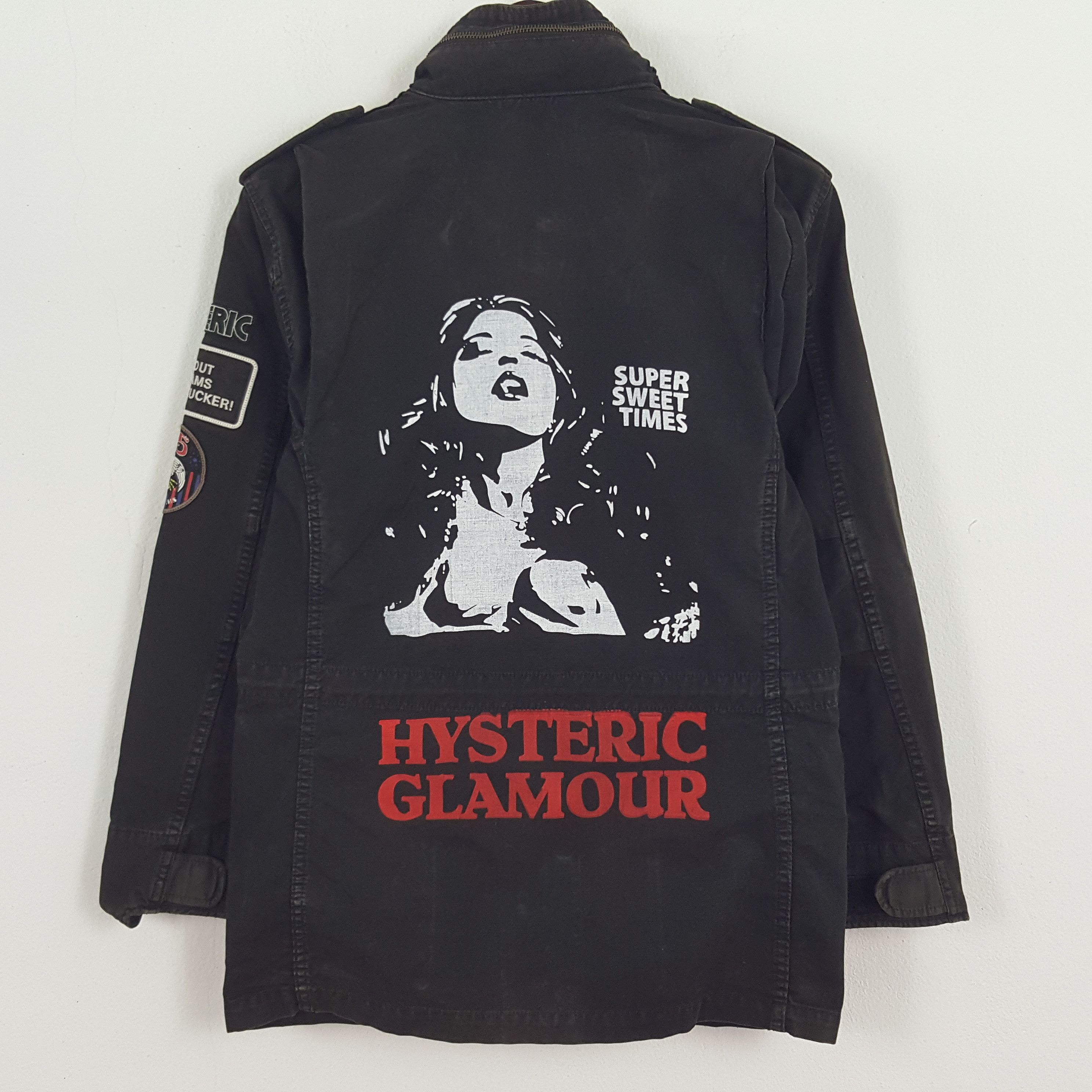 Hysteric Glamour × Japanese Brand × Vintage Vintage Hysteric Glamour Japan Custom Art Logo Dunk Jacket Size US S / EU 44-46 / 1 - 1 Thumbnail