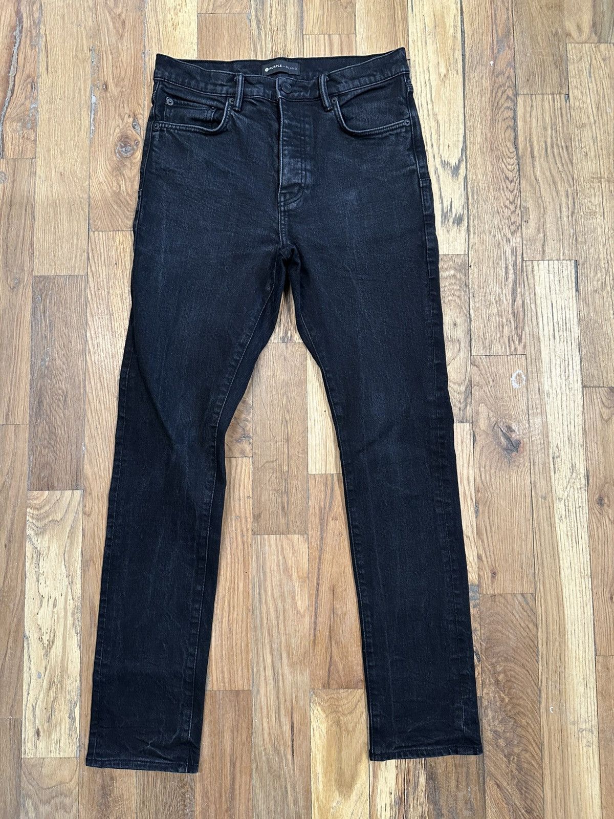 Purple Brand Purple Brand Plain Faded Black Denim Jeans Size 30 Size US 30 / EU 46 - 1 Thumbnail