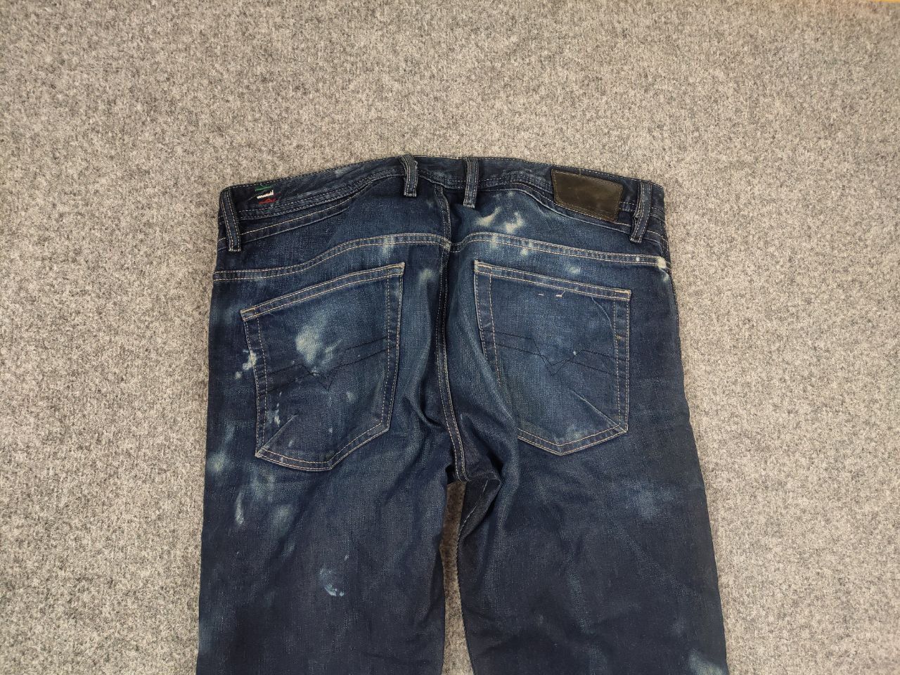 Diesel Diesel shioner Dark dyed Faded Denim Jeans Vintage Style Size US 34 / EU 50 - 11 Thumbnail