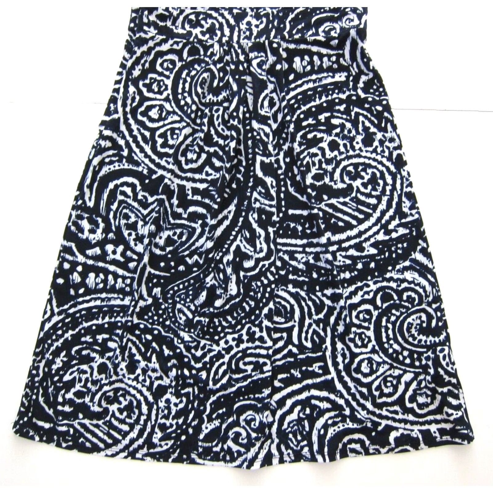 Loft Ann Taylor Loft Blue White Floral Sleeveless Empire Sheath Shift Tank Dress 0 Size XS / US 0-2 / IT 36-38 - 4 Thumbnail