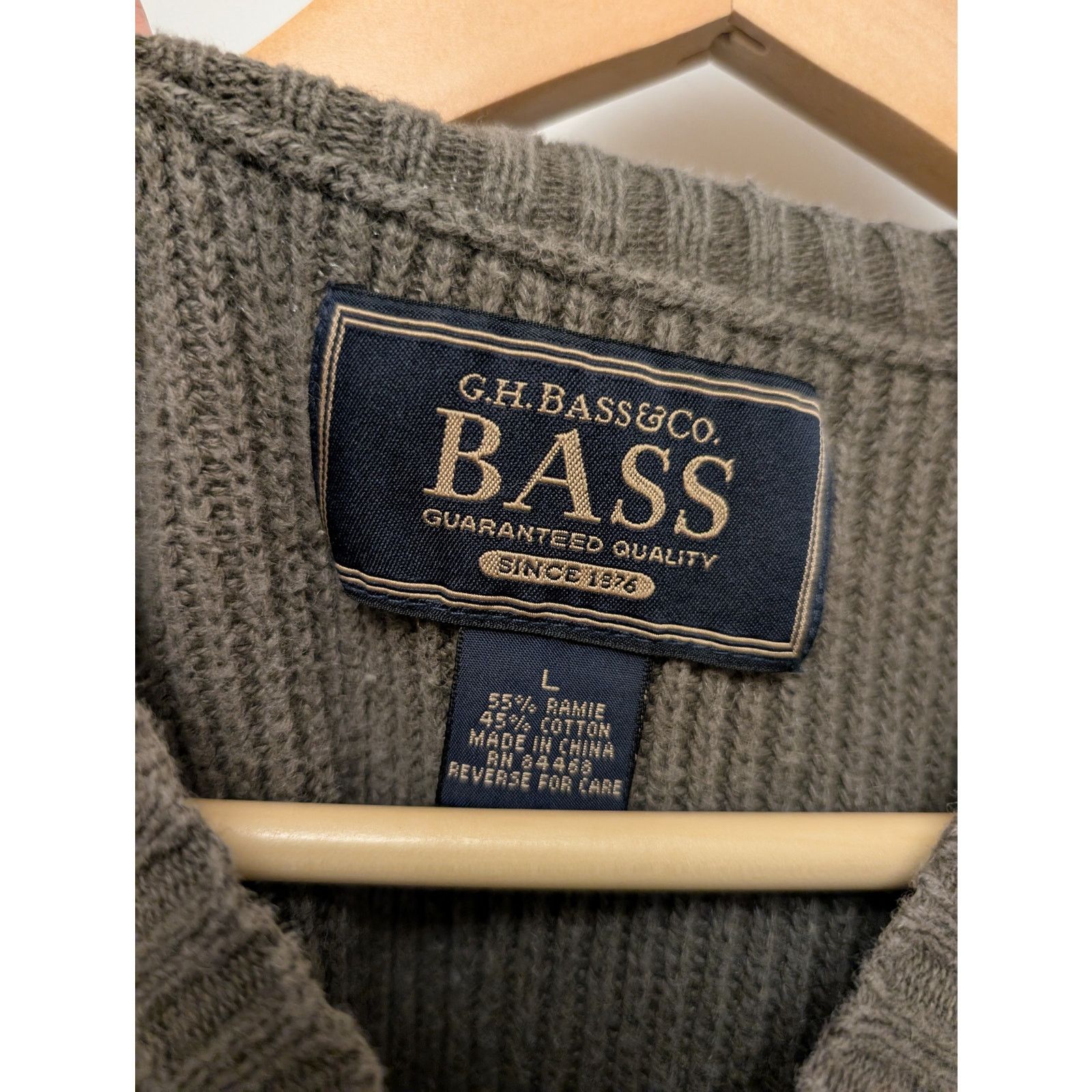 G.H. Bass & Co. Vintage G.H. Bass Sweater Vest Ramie Cotton Oversized Y2K Size US L / EU 52-54 / 3 - 3 Thumbnail