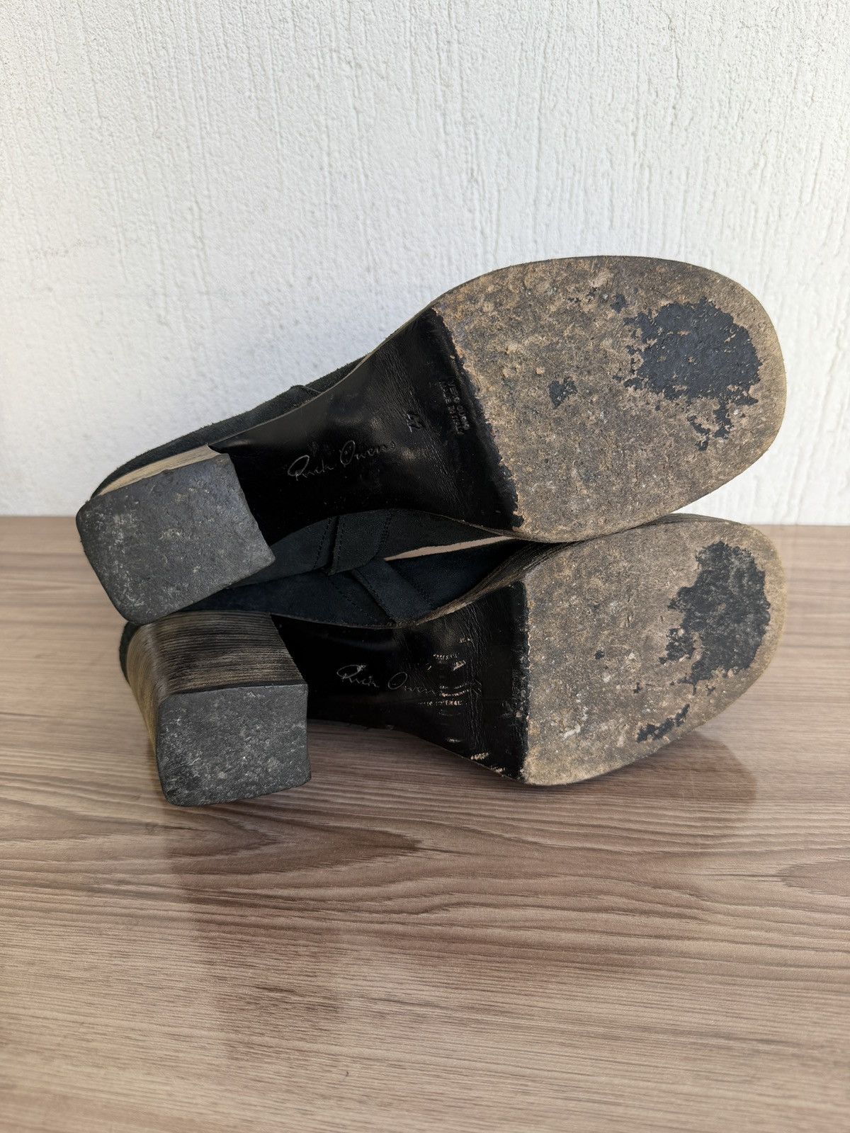 Rick Owens 🦂😮‍💨Ss05 SCORPIO suede heel Boots Size US 9 / EU 42 - 8 Thumbnail