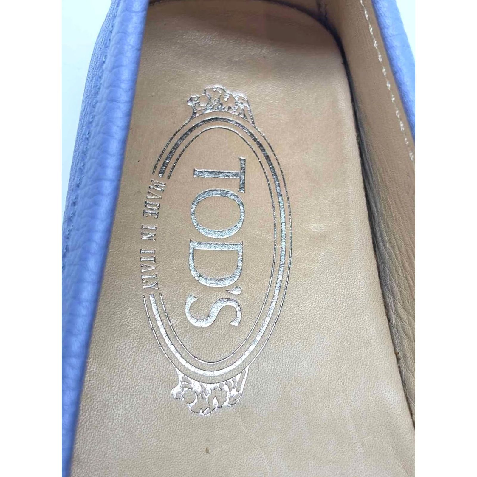 Vintage Tod's Blue Slip On Flats Shoes 35.5 Women Mens? Size US 6 / IT 36 - 8 Thumbnail
