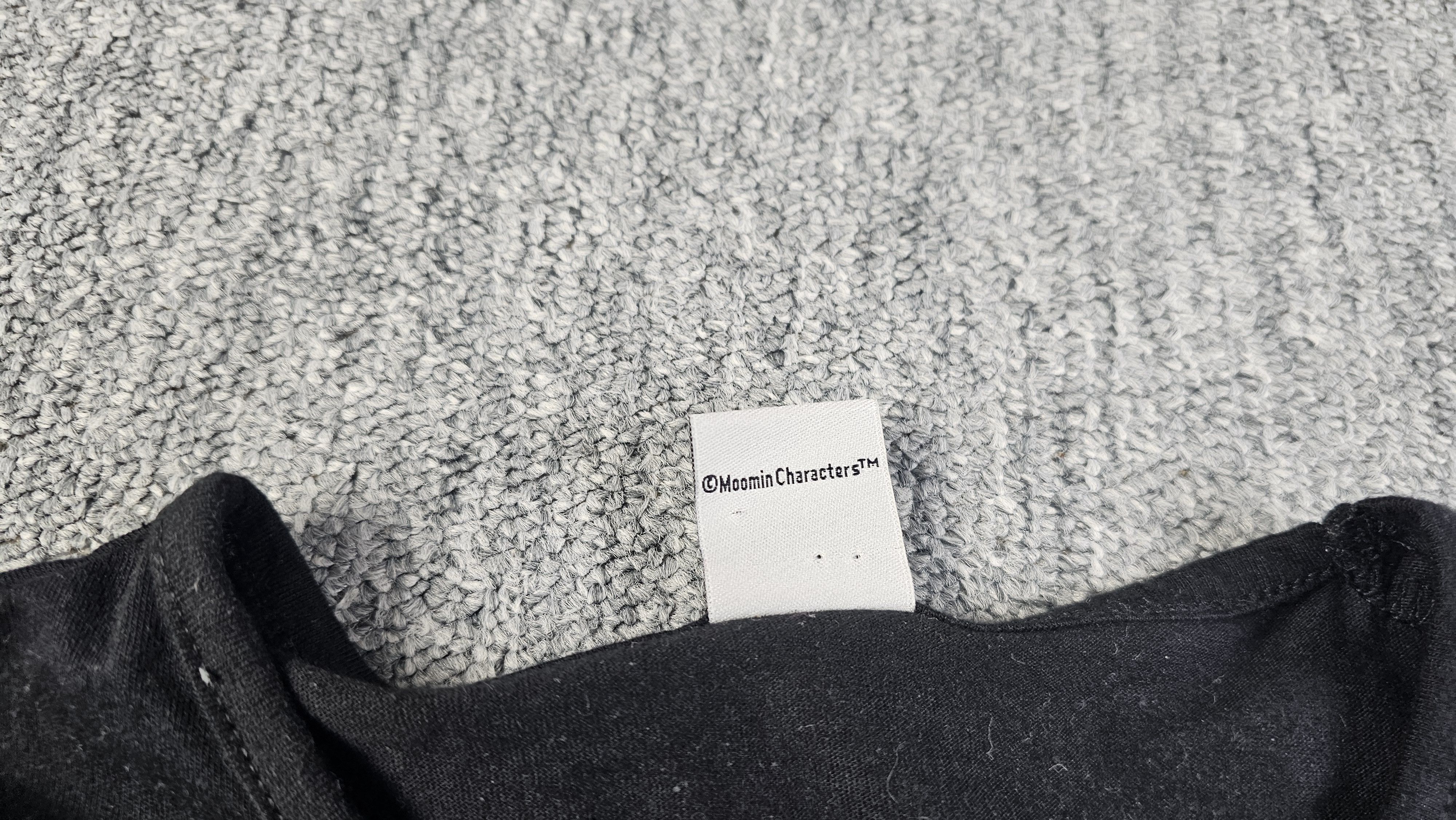 Other Moomin Moomintroll Graphic T-Shirt Black Cotton Crew Neck S Size S / US 4 / IT 40 - 6 Thumbnail