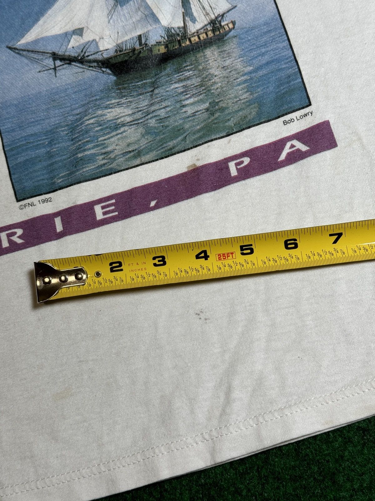 Jerzees × Vintage Vintage 90s US Brig Niagara 1992 Erie Pa Sailing T Shirt Size US M / EU 48-50 / 2 - 7 Thumbnail
